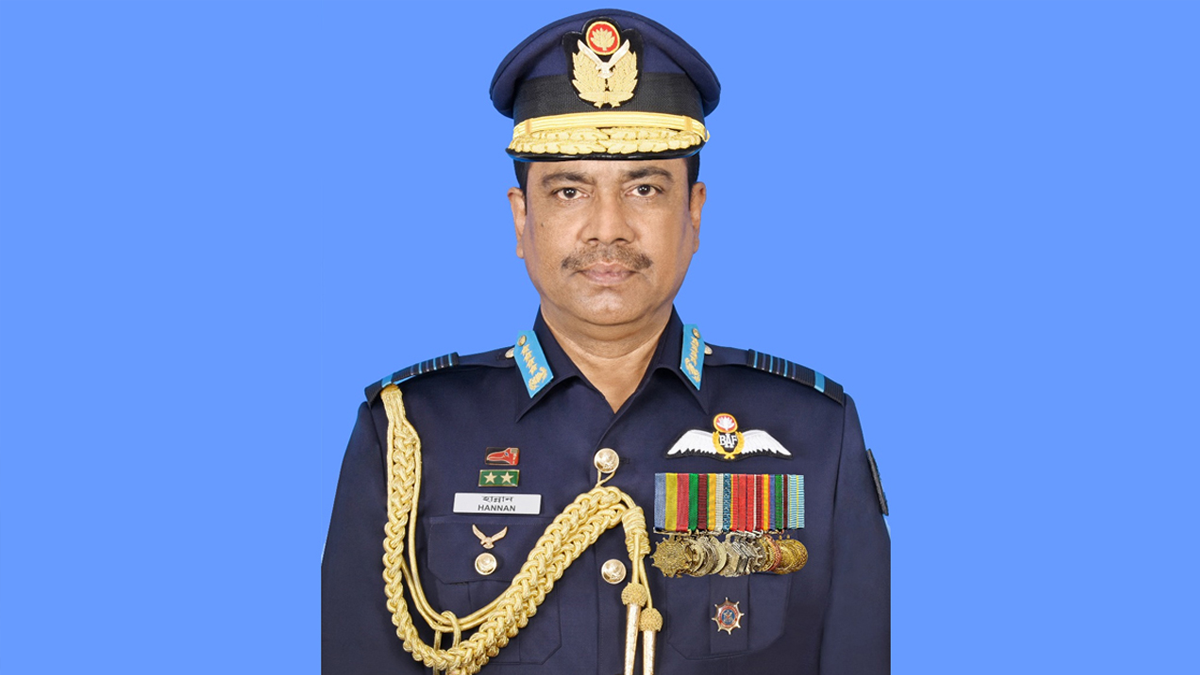 বিমান বাহিনীর সাবেক প্রধান এয়ার চিফ মার্শাল শেখ আব্দুল হান্নান। ছবি সংগৃহীত