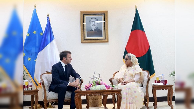 ফ্রান্সের প্রেসিডেন্টের সঙ্গে ফলপ্রসূ আলোচনা হয়েছে