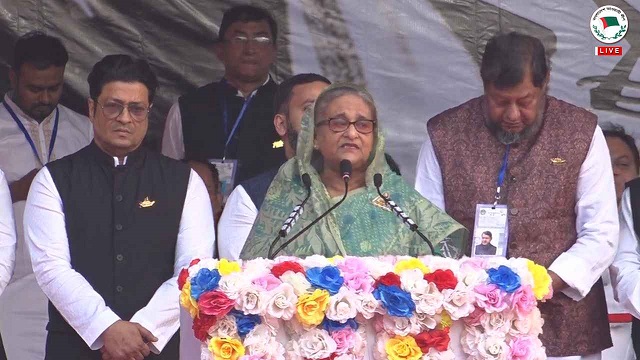 ভোট চুরি করতে পারবে না বলে ওরা নির্বাচনে আসেনি: প্রধানমন্ত্রী