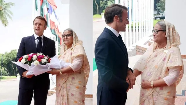 প্রধানমন্ত্রীর কার্যালয়ে এমানুয়েল ম্যাক্রোঁ